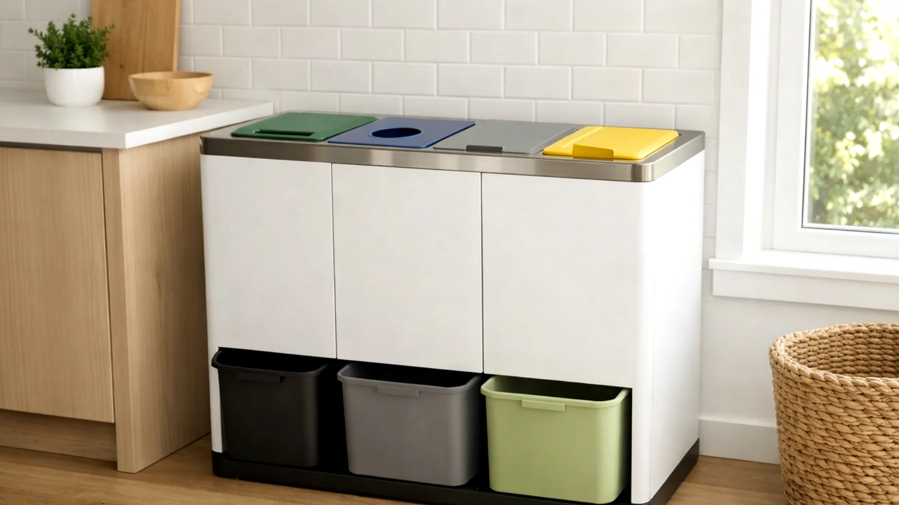 Contenitori per raccolta differenziata"